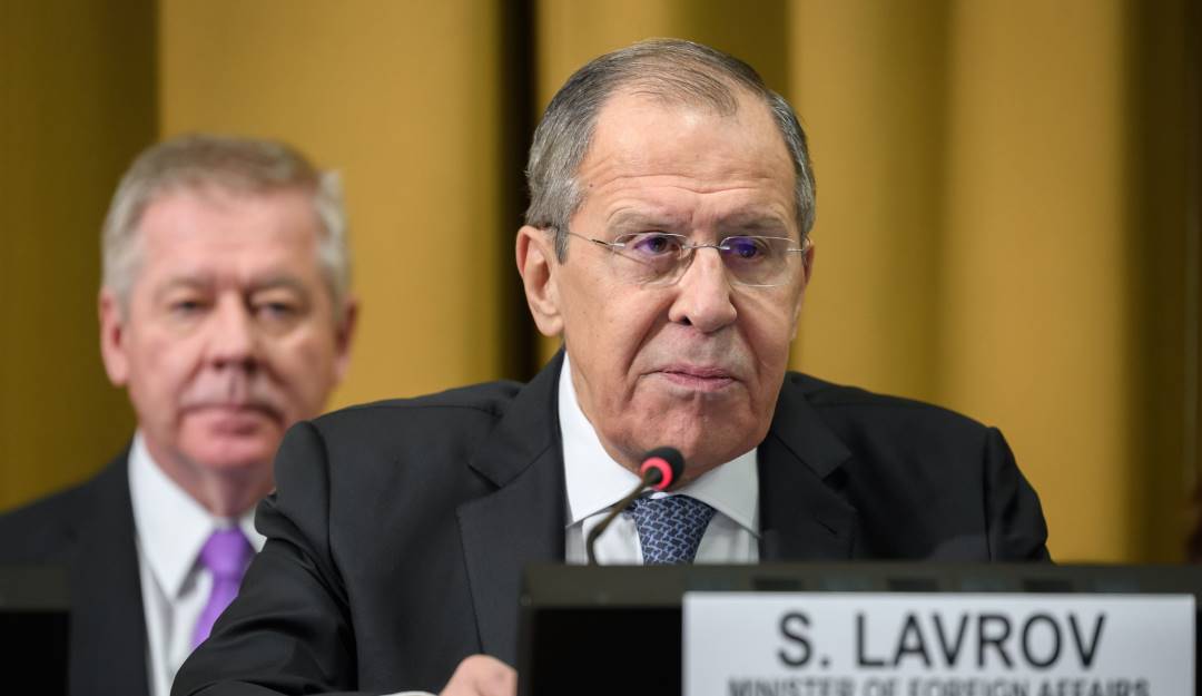 El ministro de Exteriores de Rusia, Serguei Lavrov. Foto: Getty