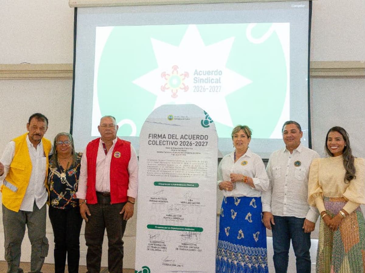 Distrito firma el Acuerdo Colectivo 2026 con los sindicatos de empleados públicos de la Alcaldía