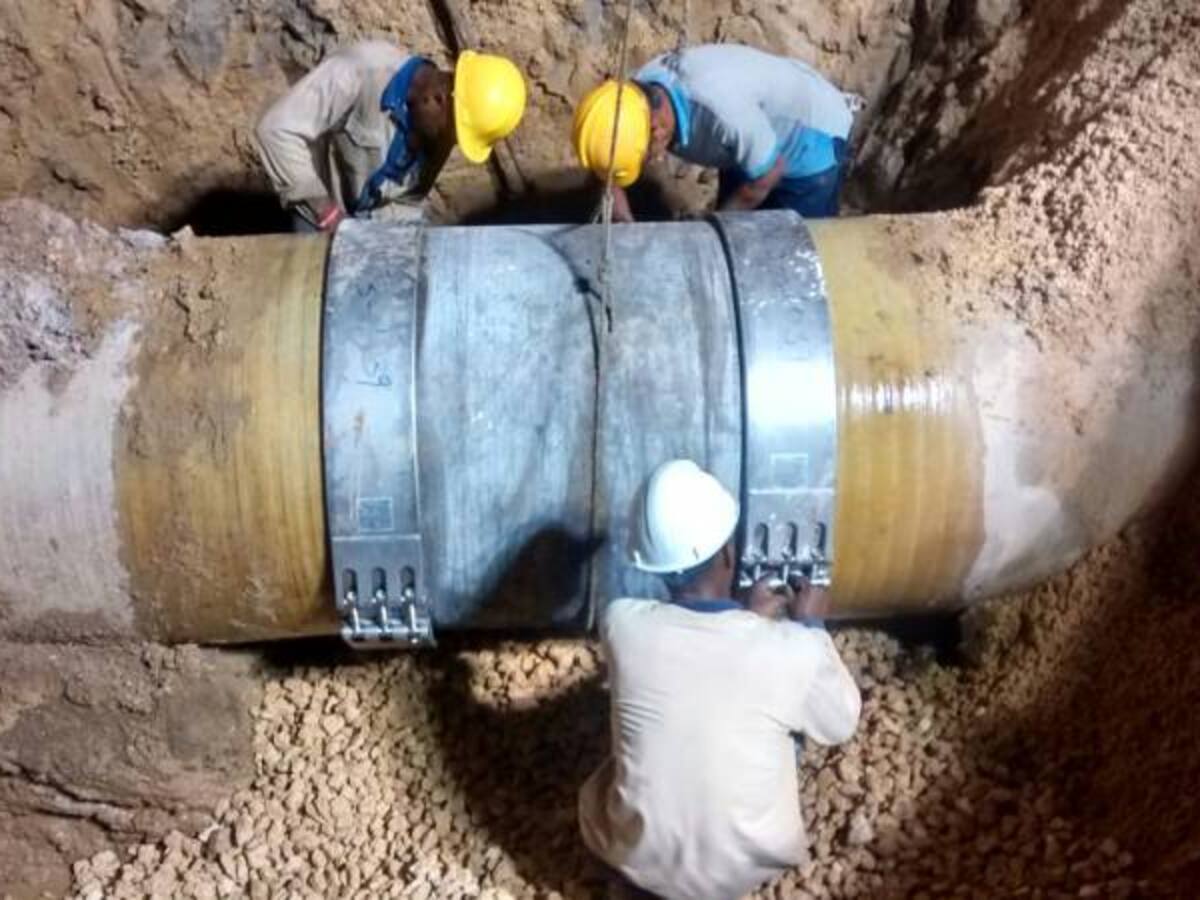 Aguas de Cartagena sustituyó tramo de alcantarillado en Getsemaní