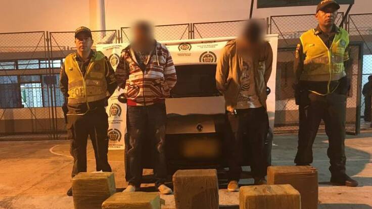 Incautación de droga en Manizales