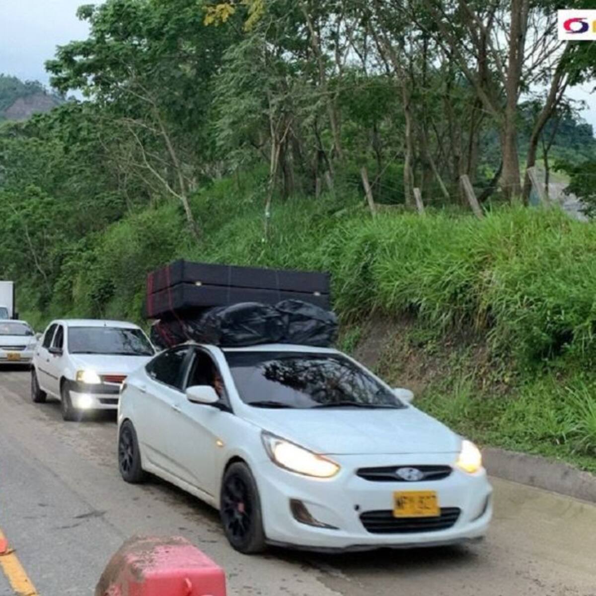 Se presenta paso a un carril por vía entre Bucaramanga y Barrancabermeja