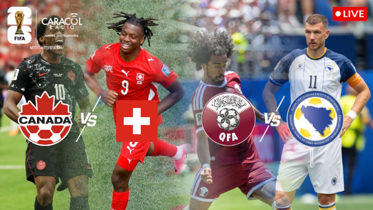 🔴EN VIVO Suiza vs. Canadá; Bosnia vs. Catar: minuto a minuto y transmisión de los partidos HOY