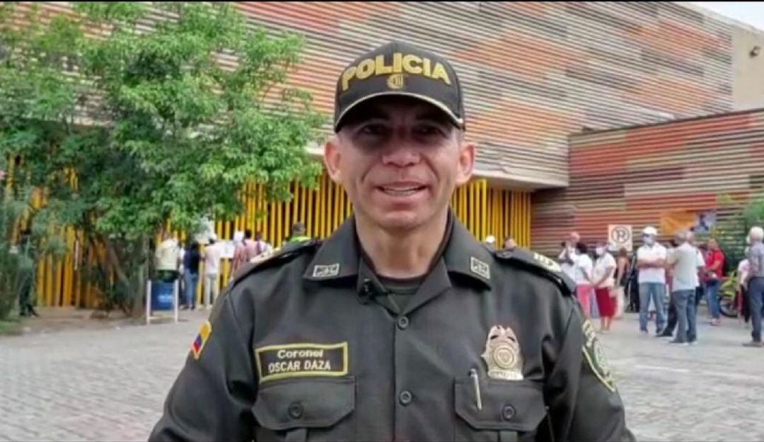 Coronel Óscar Daza, comandante Operativo de la Policía