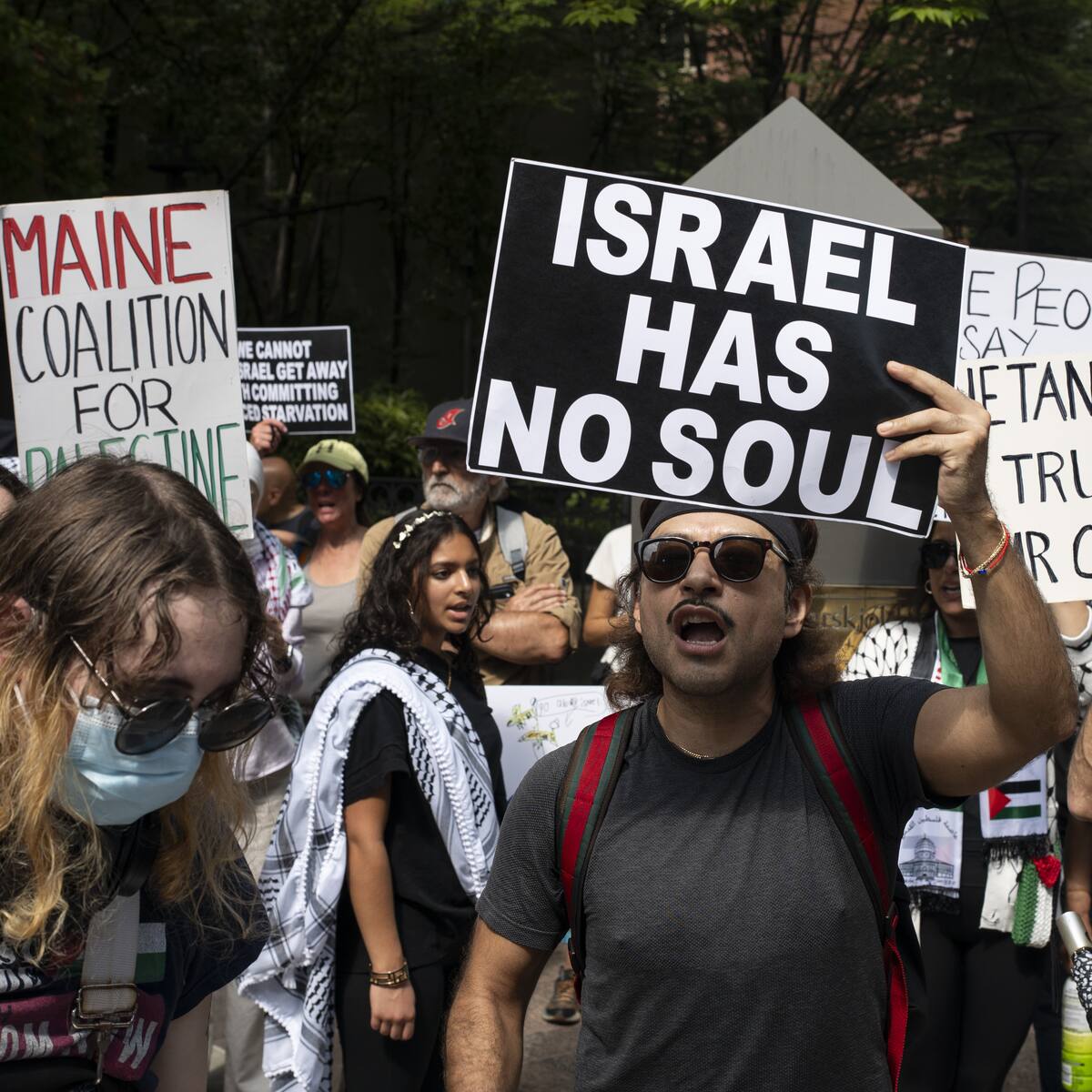 Netanyahu en Nueva York: 2.000 personas marchan exigiendo arrestar al primer ministro israelí