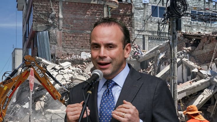 Alejandro Eder, alcalde de Cali, habla sobre el balance en la ciudad tras el terremoto y su preocupación por la cantidad de edificios nuevos que colapsaron