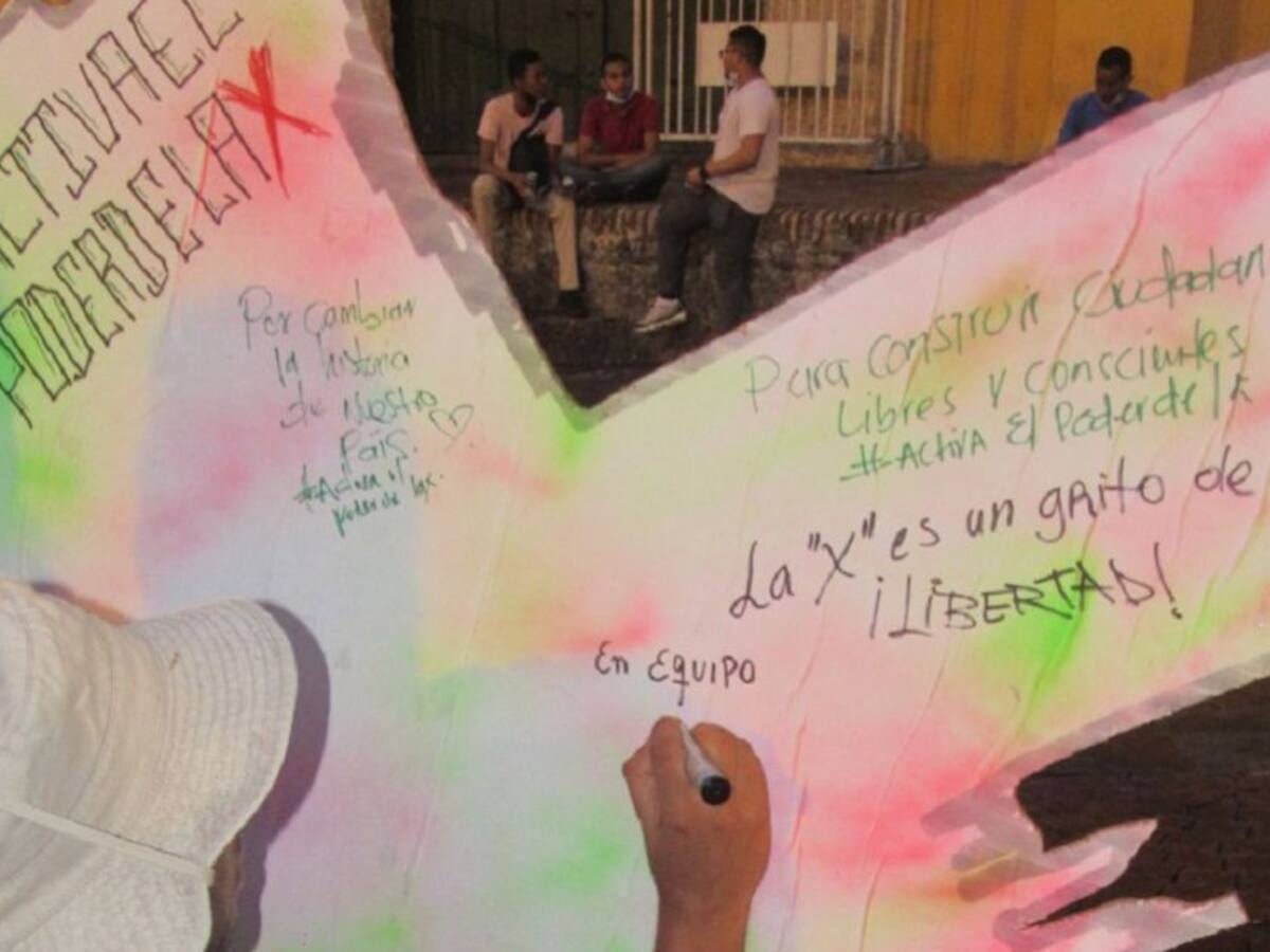 El poder de la X: campaña para impulsar el voto joven se toma a Cartagena
