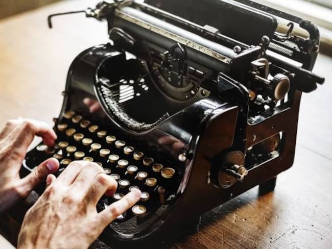 Escritura en máquina de escribir