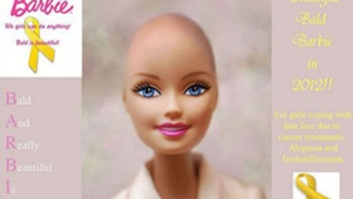 Lanzan una Barbie calva en EEUU para apoyar a los niños con cáncer