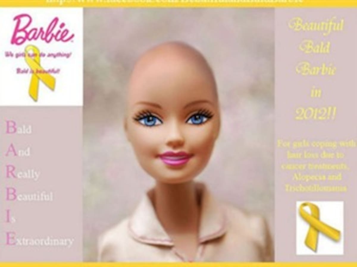 Lanzan una Barbie calva en EEUU para apoyar a los niños con cáncer