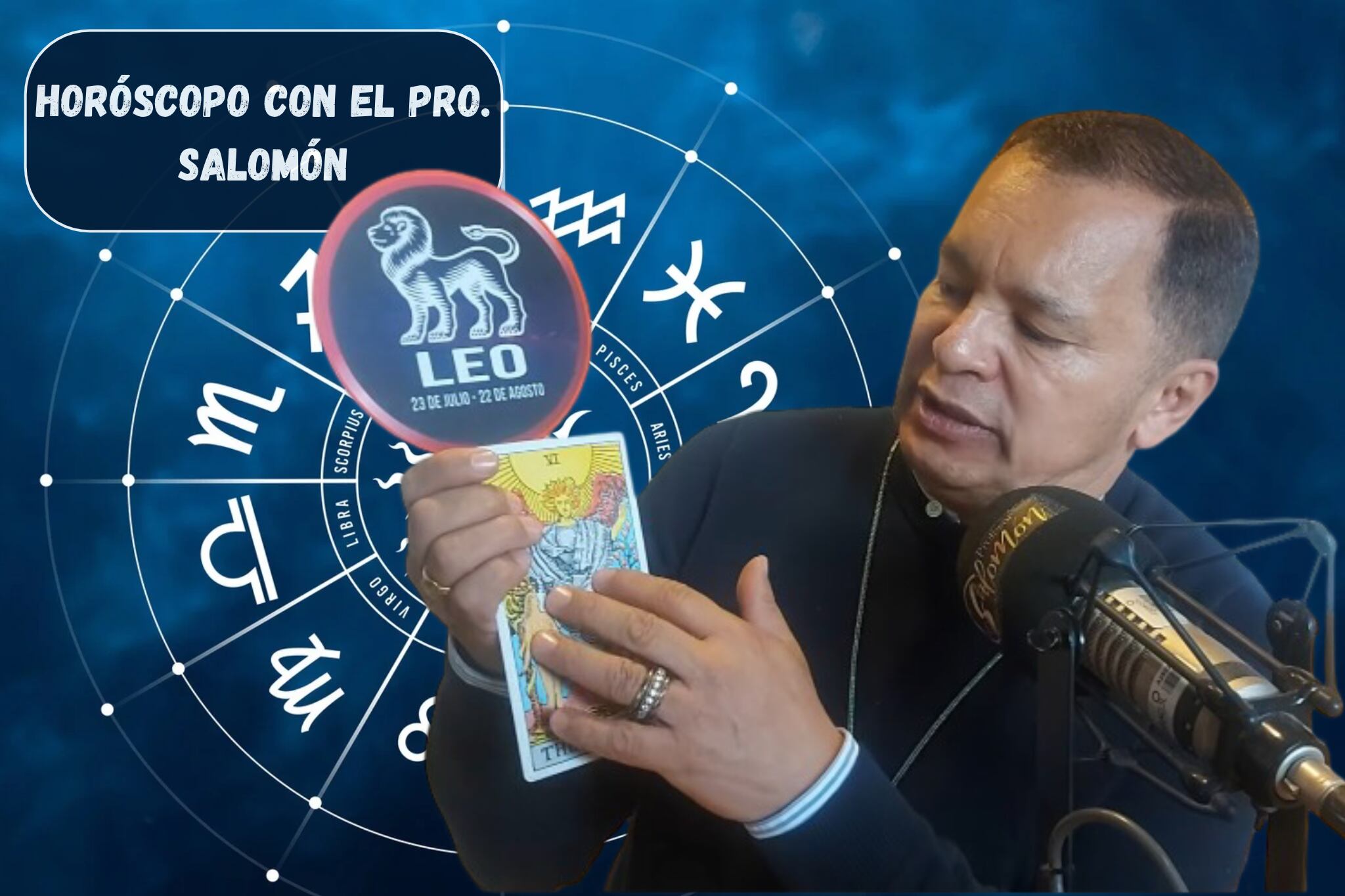 Él es el profesor Salomón, experto en la lectura del Horóscopo y el Tarot (Crédito: Profesor Salomón) // imagen del horóscopo tomada de Getty Imagenes (Crédito: sarayut Thaneerat)