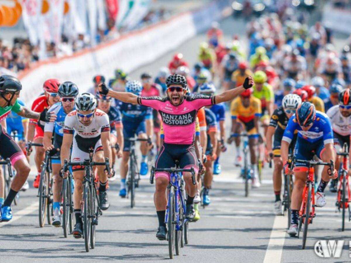 Colombia hizo el 1-2 en la sexta etapa del Tour al Lago de Taihu