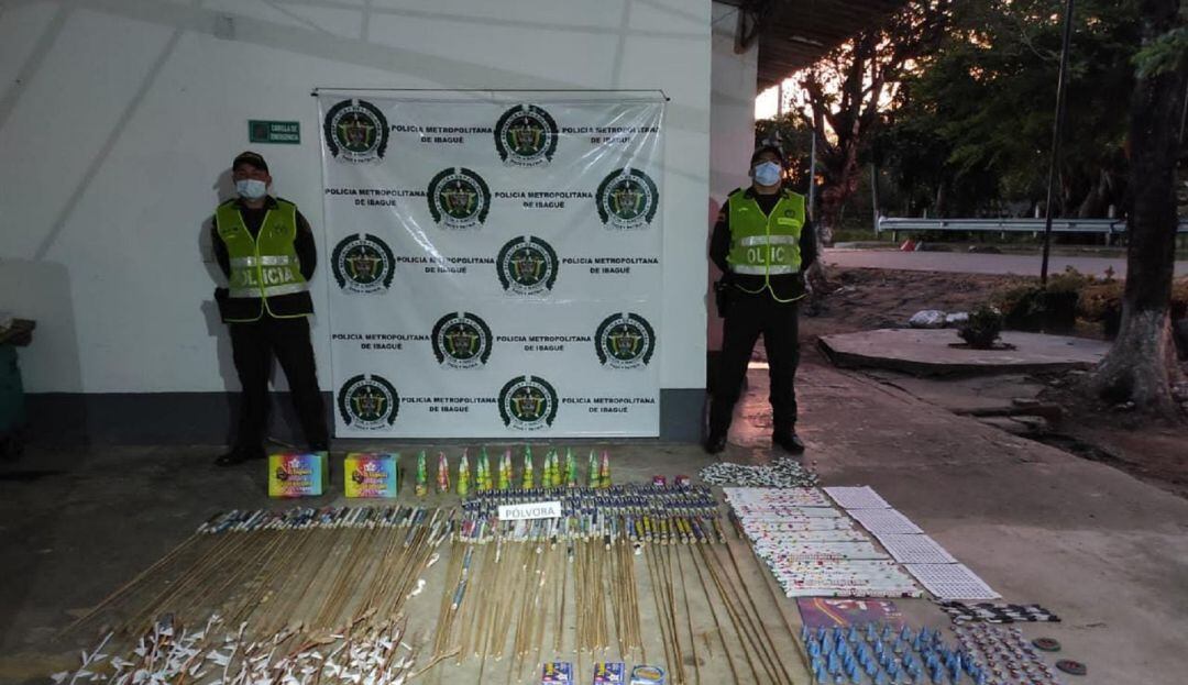 Incautación Pólvora Ibagué
