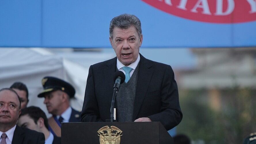 Juan Manuel Santos envió una carta a la Corte Constitucional, exhortándoles a que requirieran el acto legislativo, inexistente, al Congreso de la República. Foto: Colprensa