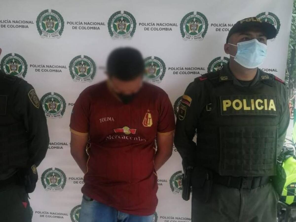 Capturado hombre que agredió a su mamá en Ibagué