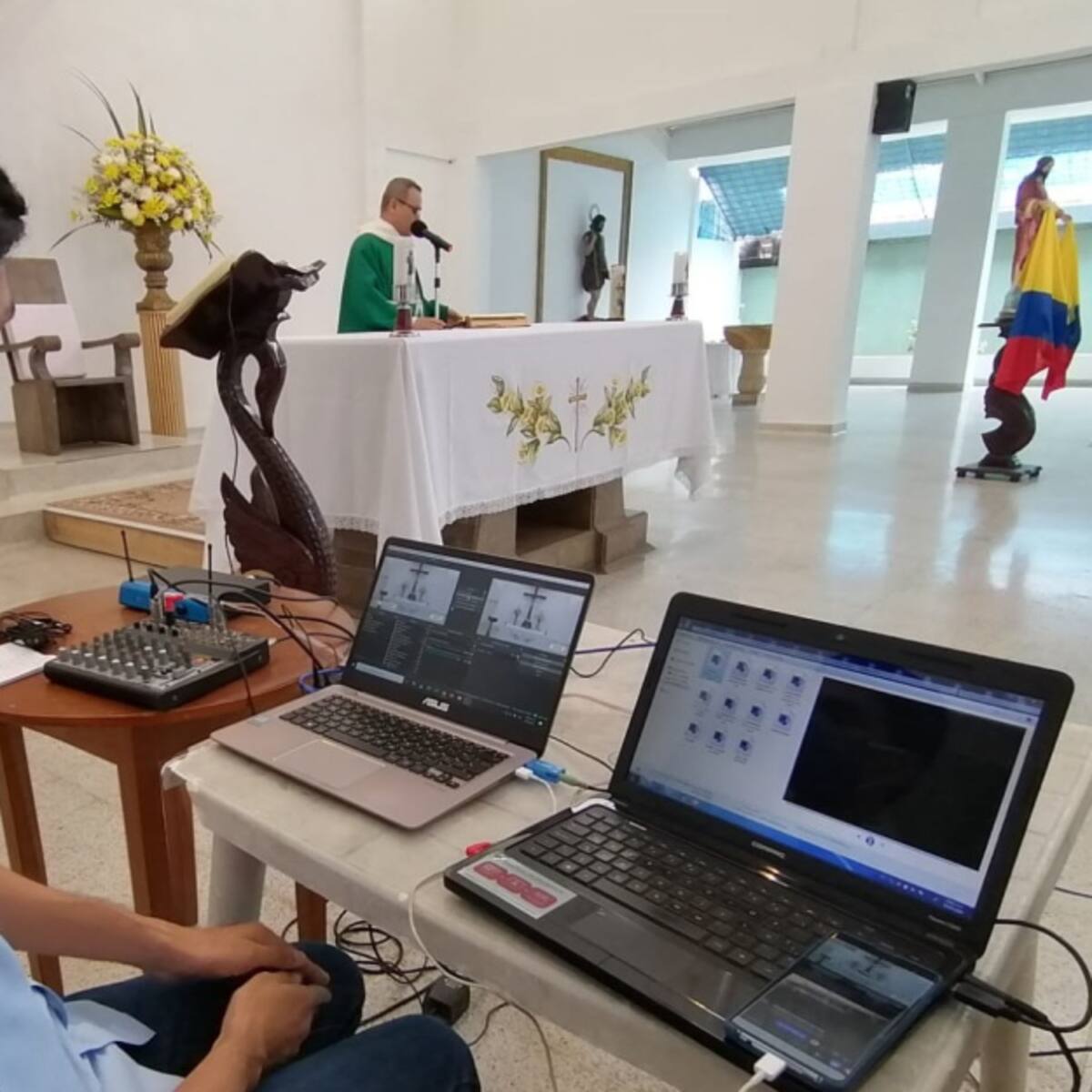 Virtualidad de eucaristías permitirá a fieles vivir la Semana Santa