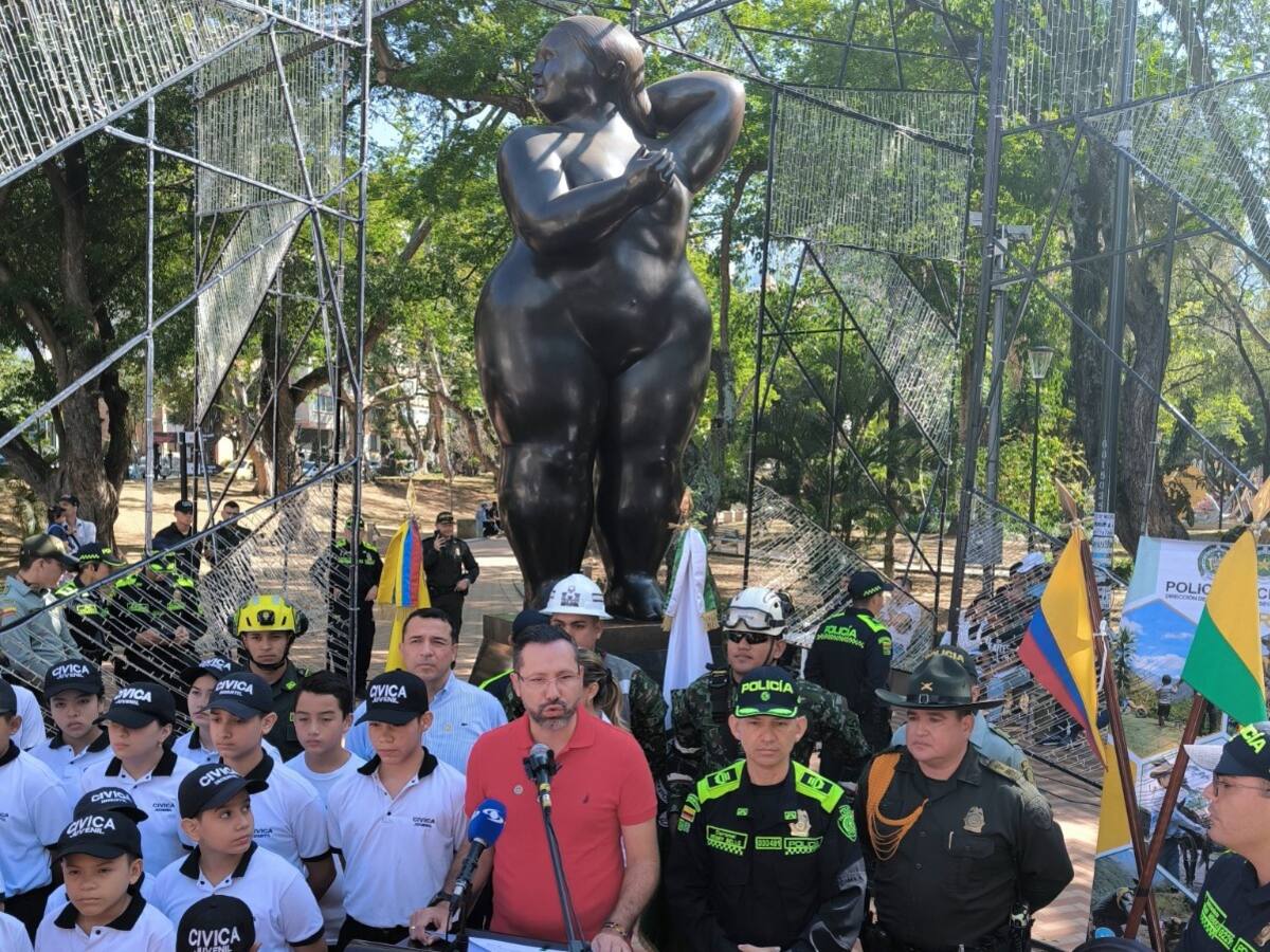 ¿Cómo cuidar 223 parques en Bucaramanga? Peticiones del alcalde a la Policía Nacional
