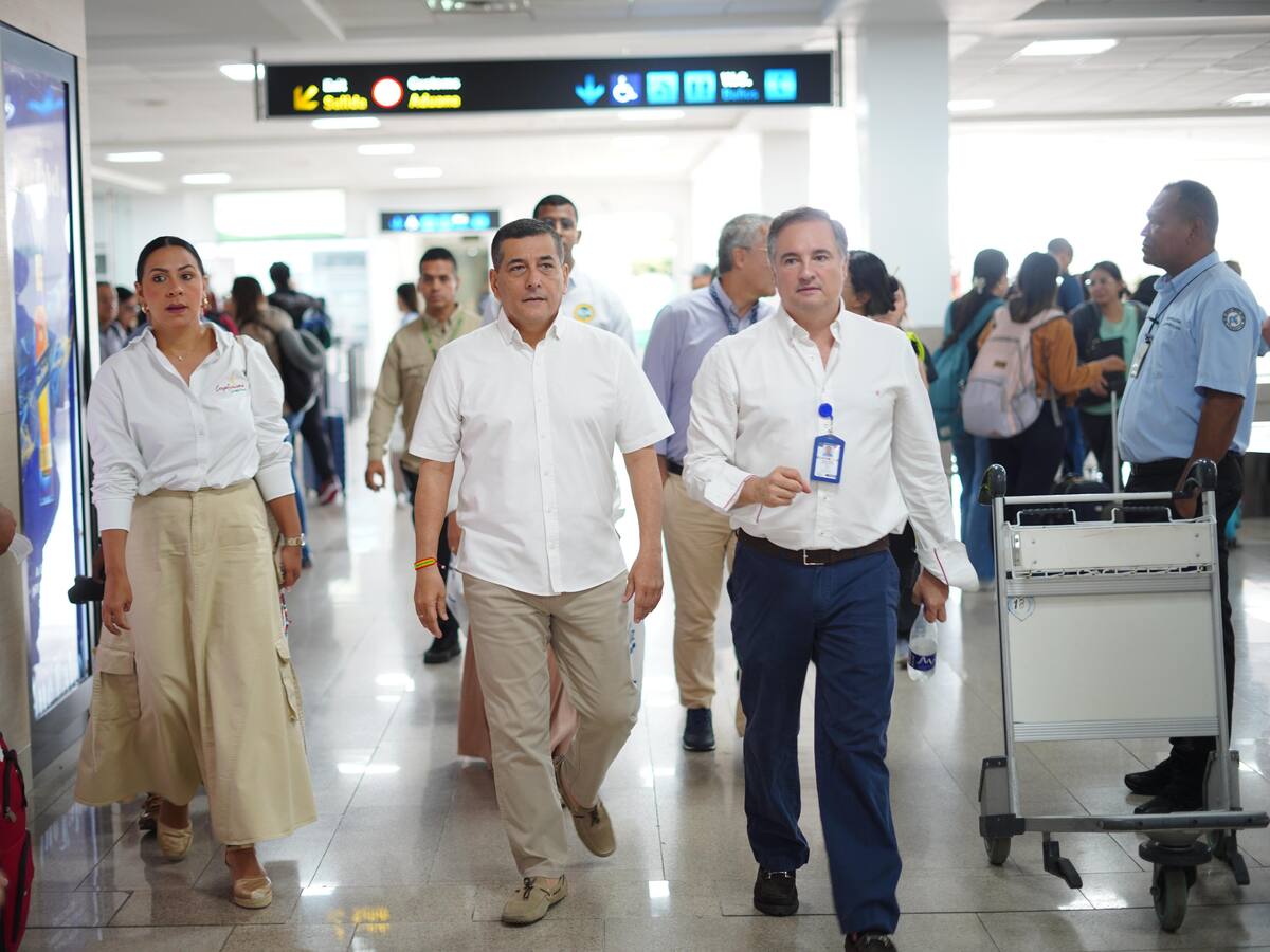 Alcalde visitó aeropuerto Rafael Núñez de Cartagena: ¿Cuáles fueron los compromisos?