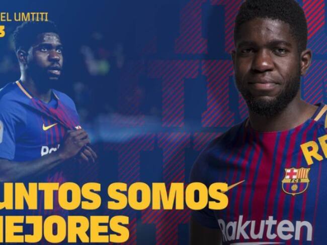 Umtiti renovó con el Barcelona hasta el 2023