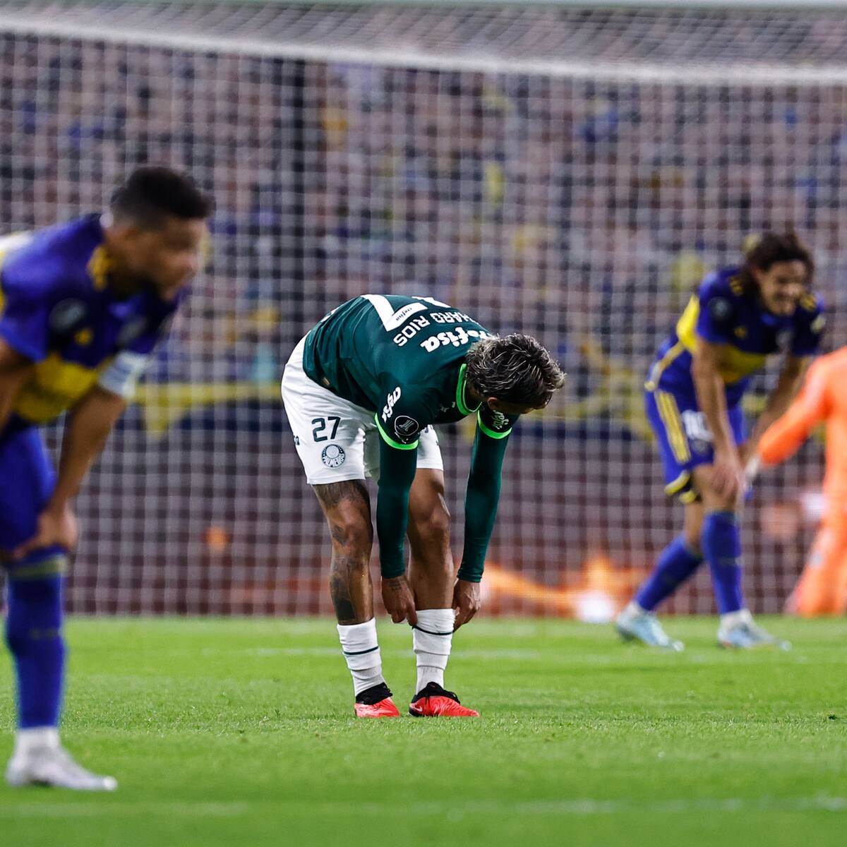 Boca Juniors y Palmeiras empatan y decidirán su suerte en Brasil