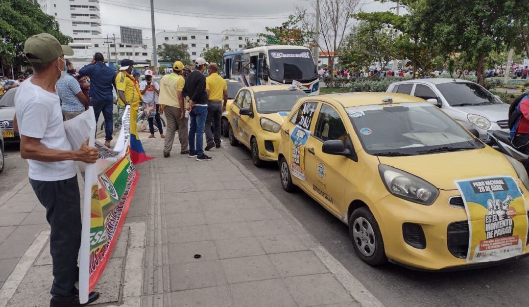 El gremio de taxistas realizará protestas desde seis puntos diferentes para exigir mayores controles contra la ilegalidad