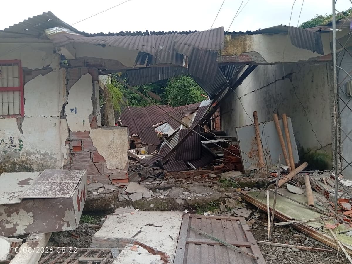 Alcalde de Tadó, Chocó, reportó colapso del hospital y destrucción total de viviendas en Brubatá