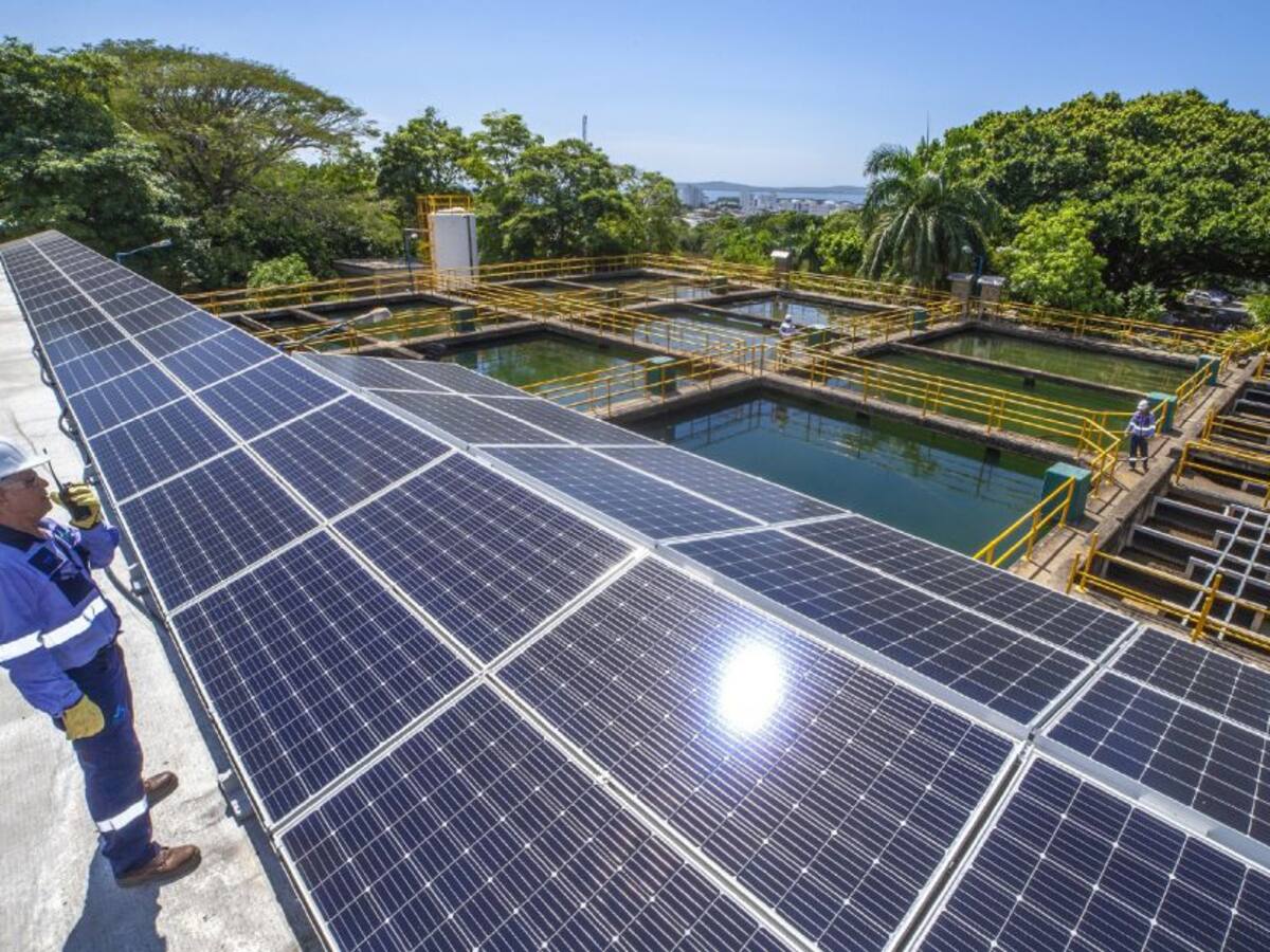 Aguas de Cartagena genera energía verde en planta de tratamiento
