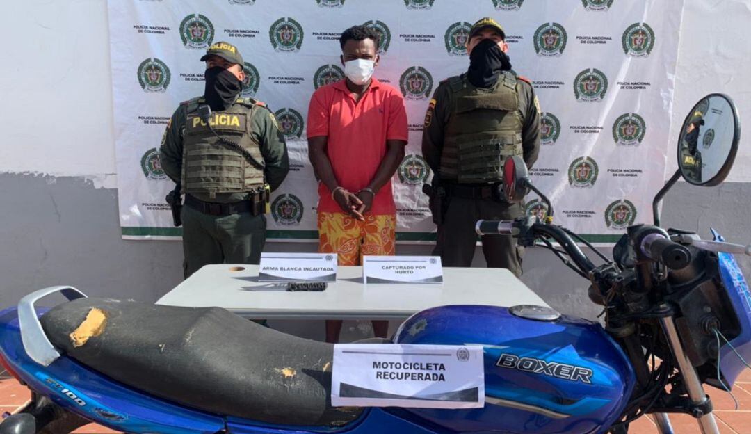 Entre los detenidos se encuentra alias ‘El Jaka’, reconocido por ser el supuesto autor de varios hurtos a motocicletas