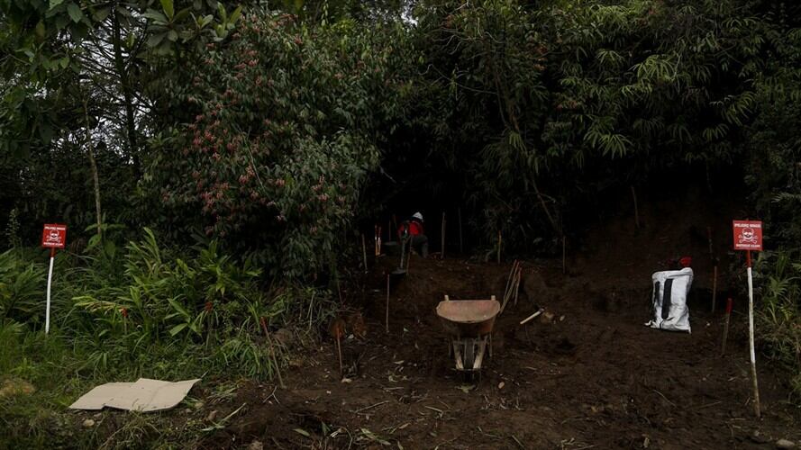 The Halo Trust realiza la labor de Desminado Humanitario. Foto: Colprensa.