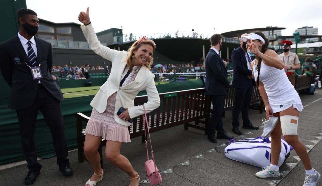María Camila Osorio en Wimbledon 2021