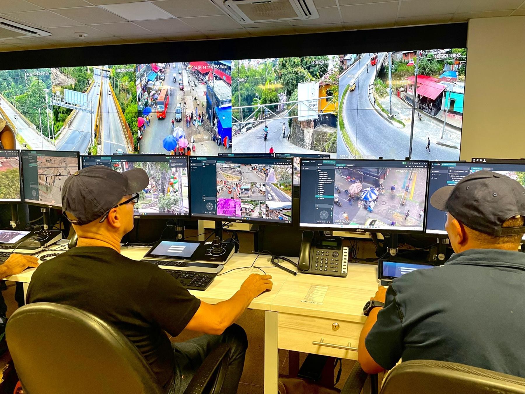 Centro de Monitoreo de Cámaras de Seguridad de Ibagué