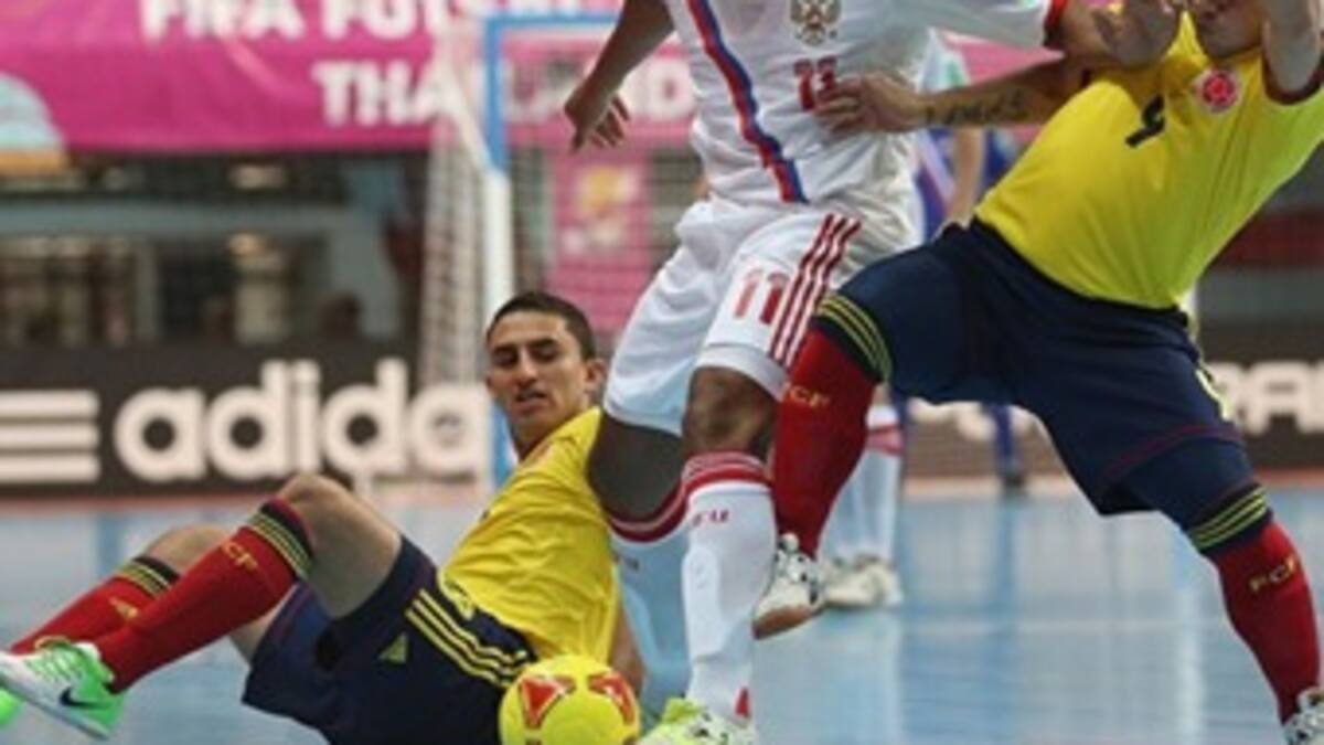 Colombia perdió con Rusia pero clasificó a octavos en el Mundial de futsal