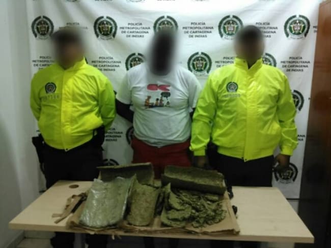 Policía de Bolívar halla cinco kilos de marihuana en un rollo de papel