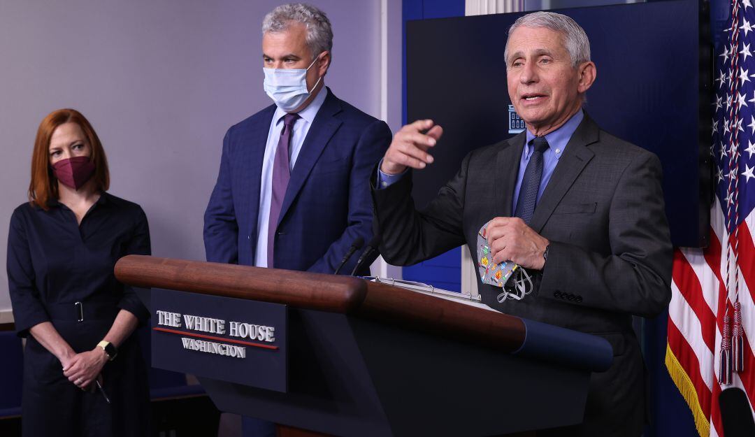 Doctor Anthony Fauci, epidemiólogo de la Casa Blanca, EE.UU..