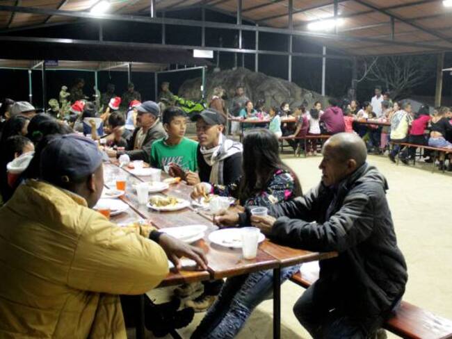 Excombatientes de las Farc en Antioquia, celebraron su primera Navidad en paz