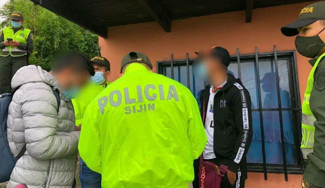 Foto: Tomada del Facebook de la Policía de Manizales.