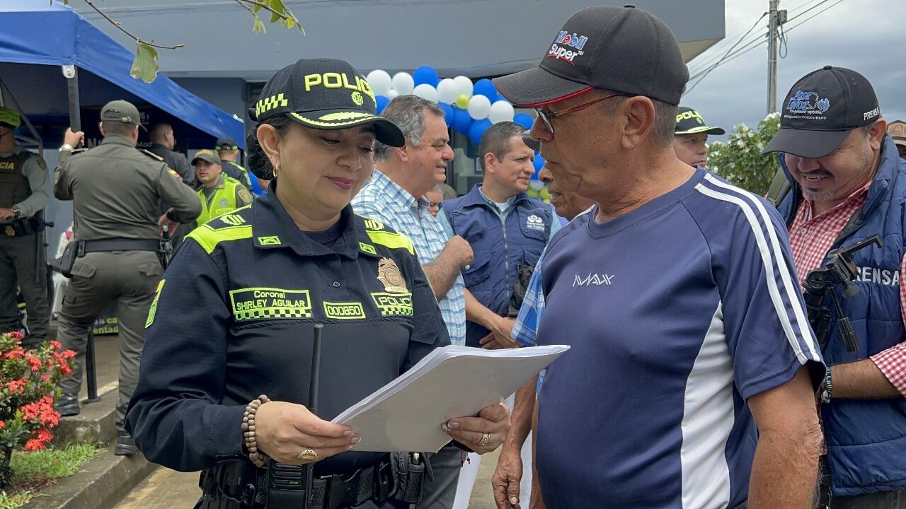 Coronel Rubby Shirley Aguilar. Cortesía: Policía de Villavicencio.