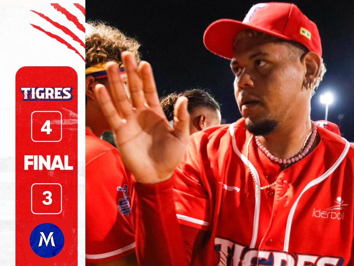 Tigres de Cartagena ganó a Vaqueros en el estadio 18 de Junio de Montería