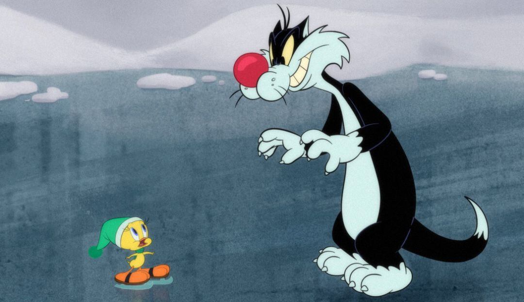 Piolín (Izquierda) en 'Looney Tunes Cartoons', una nueva serie de animación plena de risas y diversión estará disponible en HBO Max y Cartoon Network.