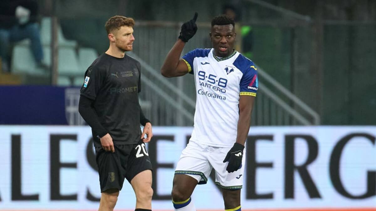 Daniel Mosquera regresa al gol y aporta en el triunfo de Hellas Verona