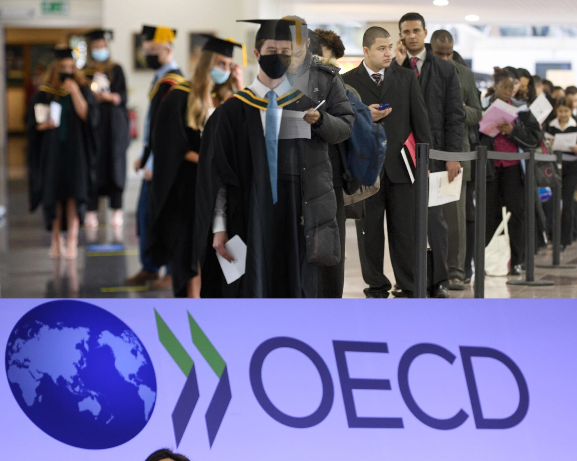 En ambos países es más fácil que encuentre trabajo alguien que no acabó la secundaria que alguien que sí acabó un pregrado.
(Foto:   Caracol Radio / Getty )