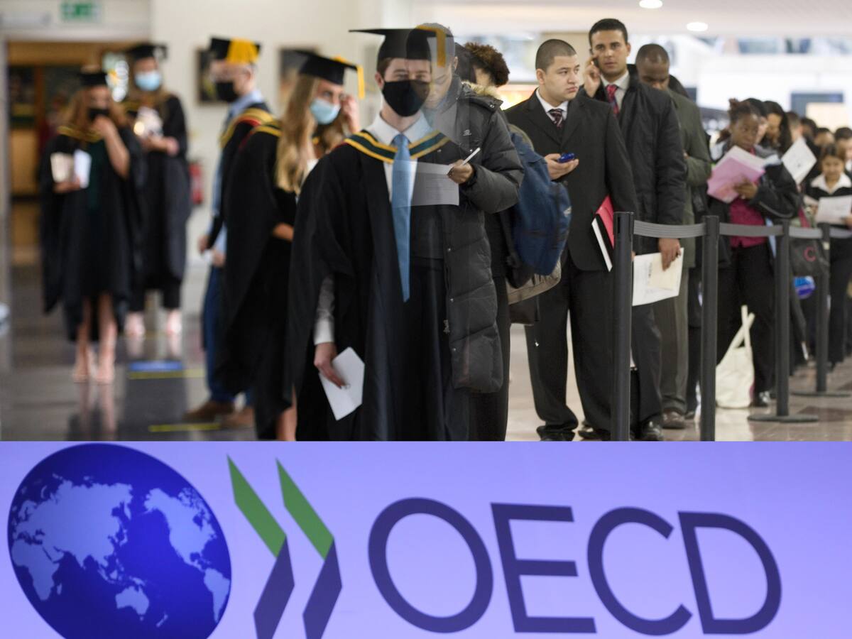 Colombia y México, los países de la OCDE en los que estudiar más eleva el riesgo de desempleo