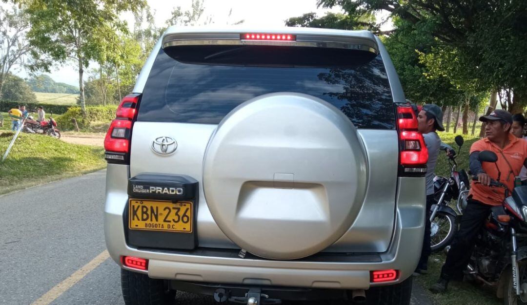 La víctima se movilizaba en este vehículo 