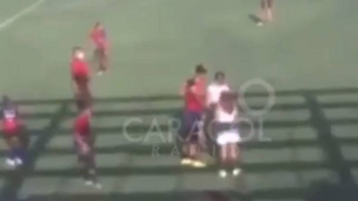 Trifulca entre jugadoras de fútbol en Santa Marta