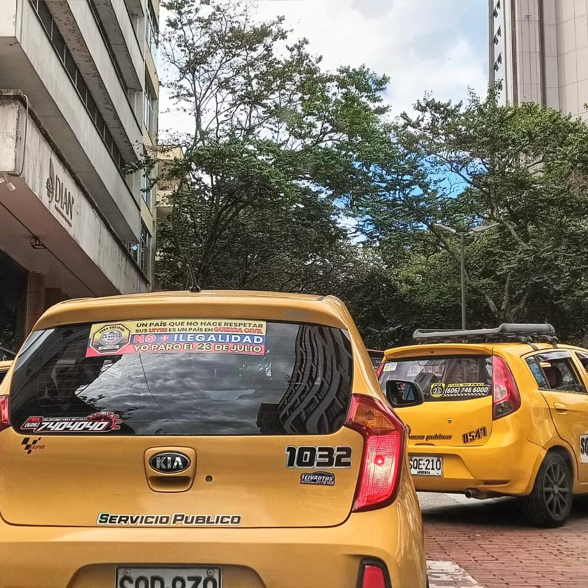 Nuevo pico y placa para taxis en Armenia, regirá con un solo dígito: fecha de inicio y más
