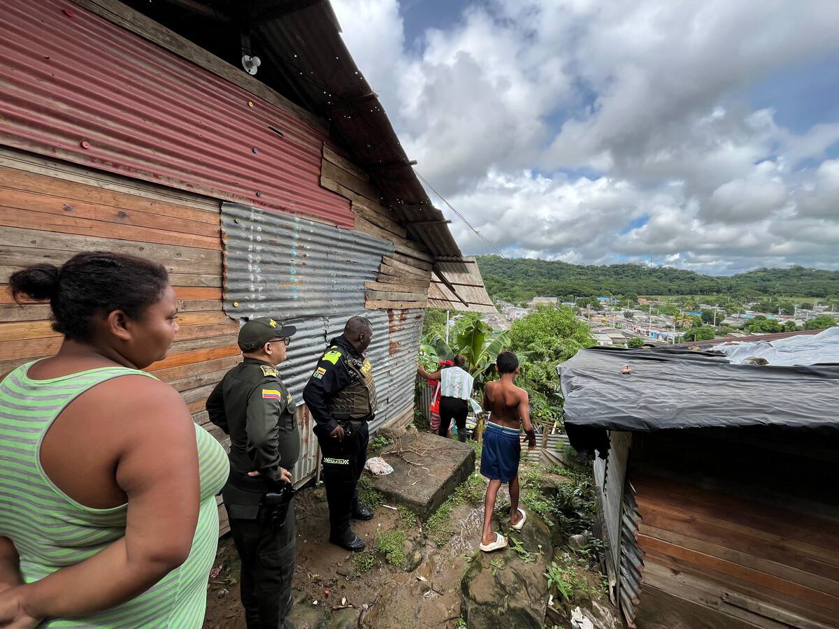 Más de 10 familias afectadas en El Cerro, Montería, tras fuerte aguacero