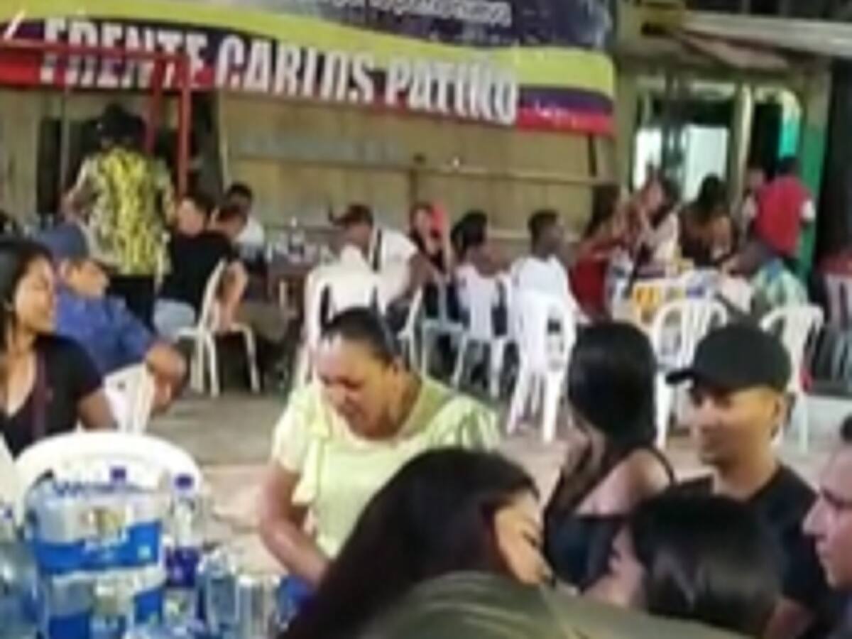 Polémica fiesta de las disidencias de las Farc en El Tambo, Cauca