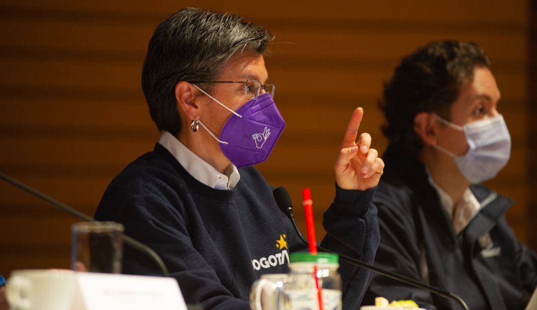 Alcaldeza Mayor de Bogotá, Claudia López.