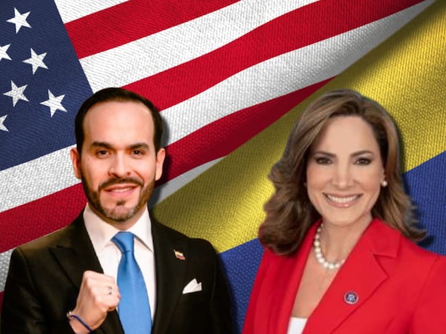 María Elvira Salazar y Abelardo de la Espriella