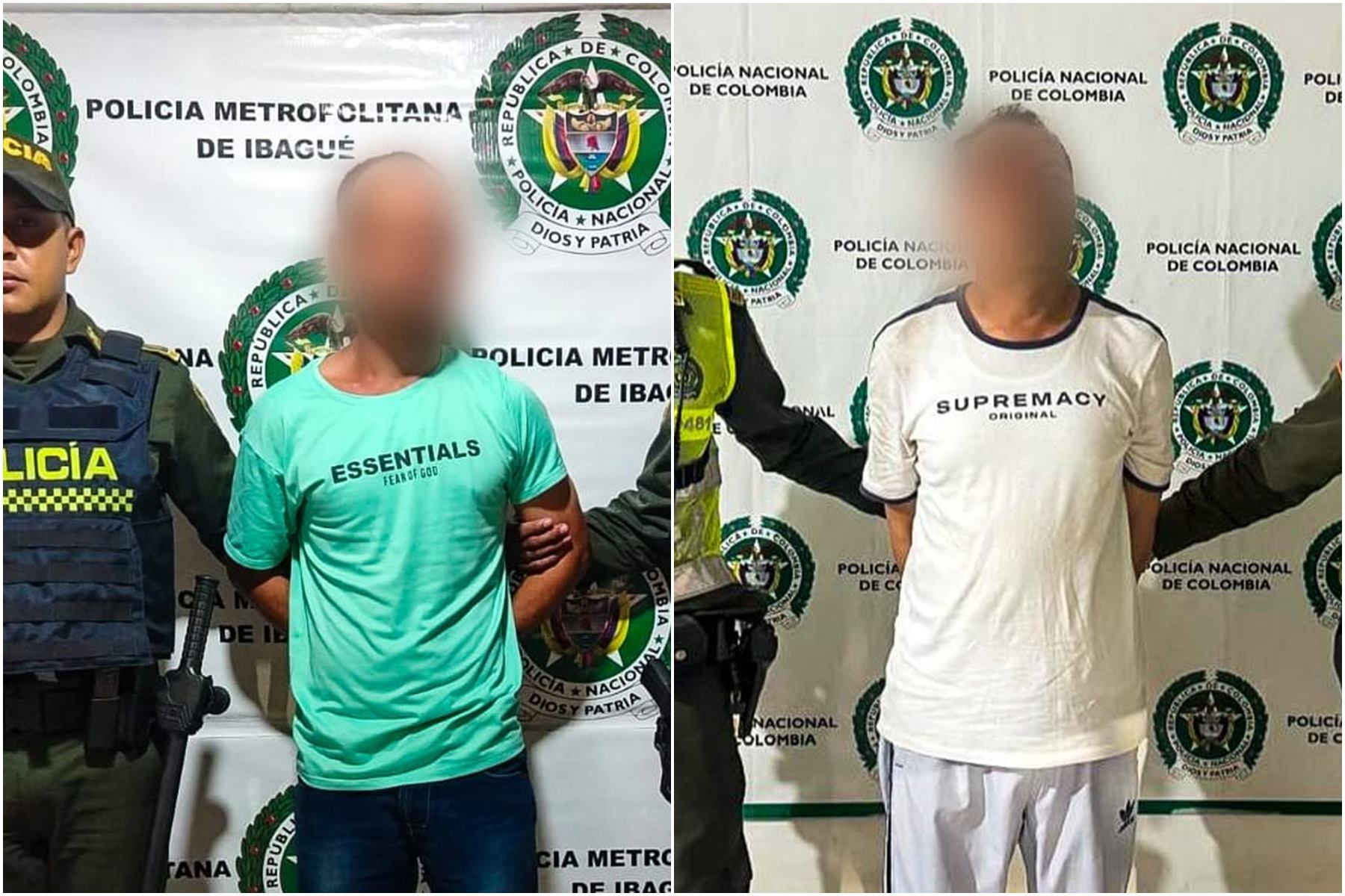 Capturados por violencia intrafamiliar en Ibagué