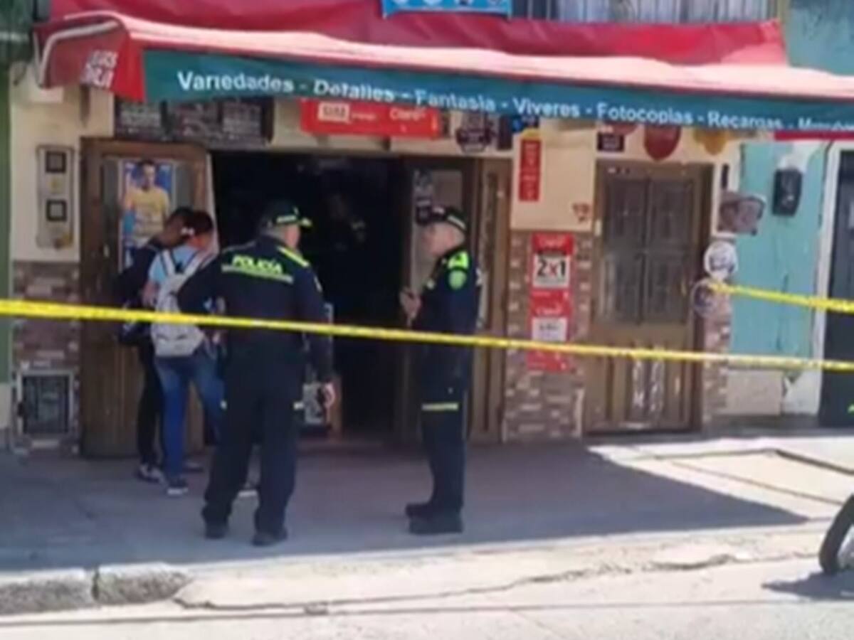 Asesinaron a un tendero en el barrio Pueblo Nuevo de Ibagué